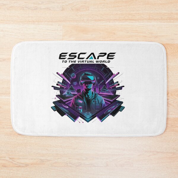 Item preview, Escape To The Virtual World-futuristic VR Design designed and sold by MrERNST.