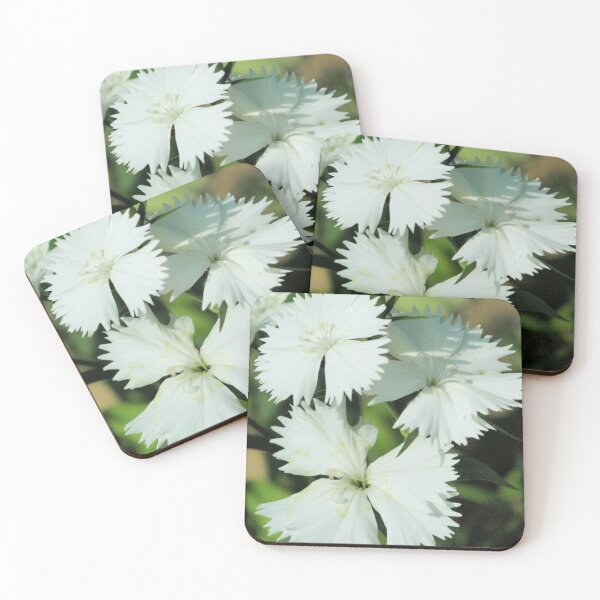 Item preview, Unusual Exotic White Flowers Against Green Leaves designed and sold by CountyKent.