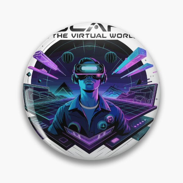 Item preview, Escape To The Virtual World-futuristic VR Design designed and sold by MrERNST.