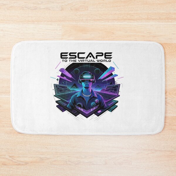 Item preview, Escape To The Virtual World-futuristic VR Design designed and sold by MrERNST.