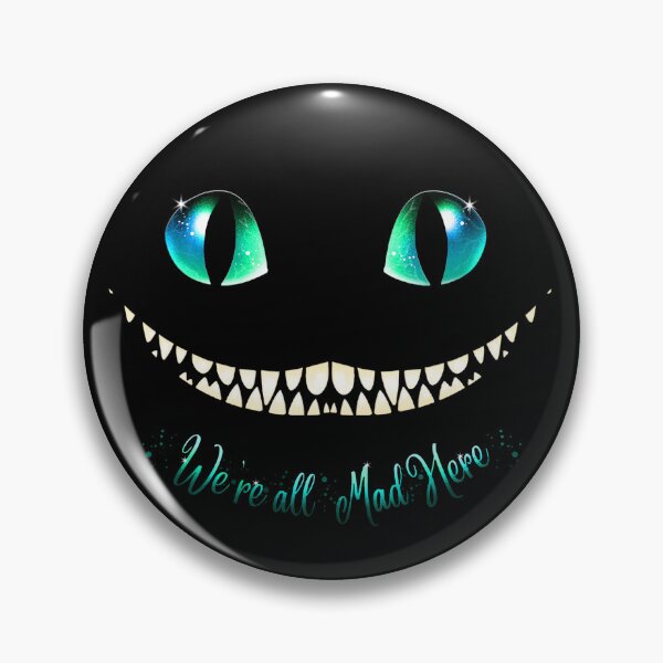 Item preview, We're all Mad Here - Alice in Wonderland cat designed and sold by Roysdisturbia.