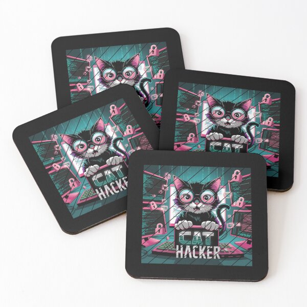 Item preview, Cat hacker designed and sold by Mateusz Majcherek.
