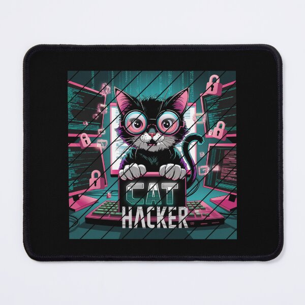 Item preview, Cat hacker designed and sold by Mateusz Majcherek.