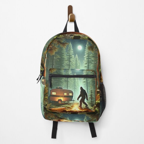 Item preview, Bigfoot Under the Moon in the Mountains: A Campfire Encounter designed and sold by MarketMavenGift.