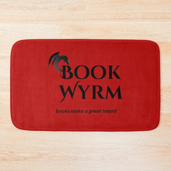 Item preview, Book Wyrm - b/w designed and sold by Writerly Musings.