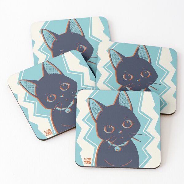 Item preview, Nervous Black Cat designed and sold by BATKEI ART.