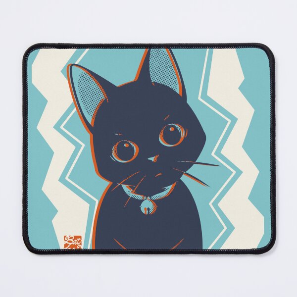 Item preview, Nervous Black Cat designed and sold by BATKEI ART.