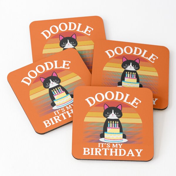 Item preview, Whimsical Doodles Birthday Shirt Fun Custom Celebration Tee. designed and sold by TrebdoraCrafts.