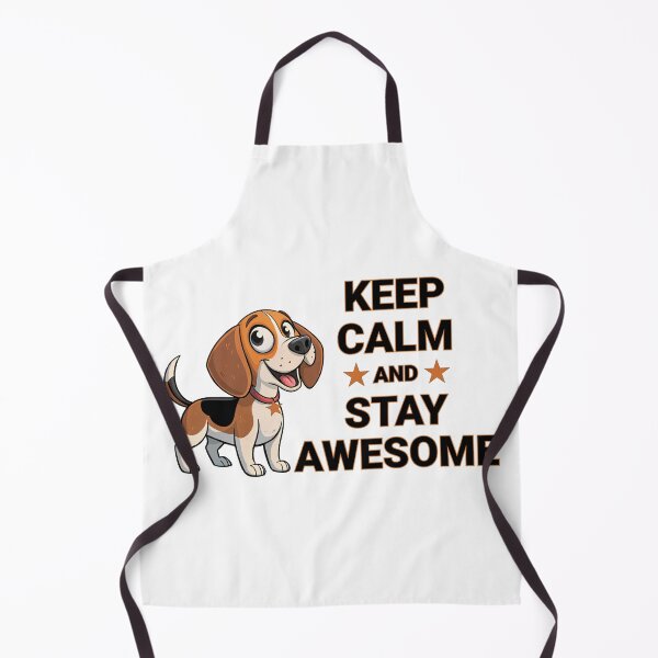 Item preview, KEEP CALM AND STAY AWESOME-MOTIVATION-CUTE BEAGLE designed and sold by Gihan-Design.