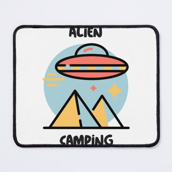Item preview, Alien camping designed and sold by FirstTimeTees.