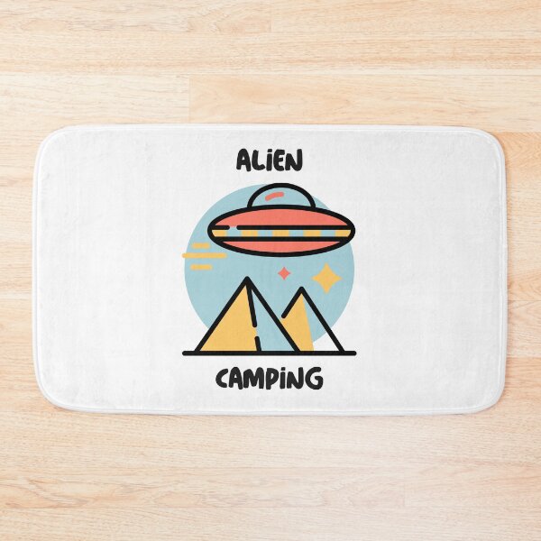 Item preview, Alien camping designed and sold by FirstTimeTees.