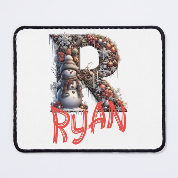 Item preview, Name Ryan. My name is Ryan. Christmas initial. designed and sold by MagelliShop.