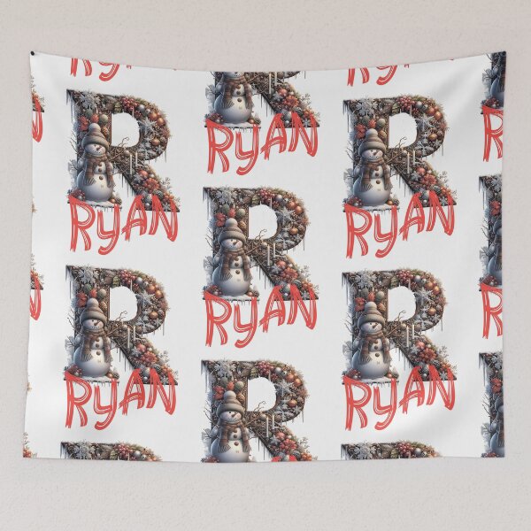 Item preview, Name Ryan. My name is Ryan. Christmas initial. designed and sold by MagelliShop.