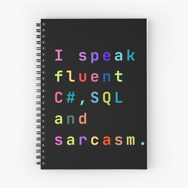 Item preview, C-Sharp SQL funny design designed and sold by MarijasCrafts.
