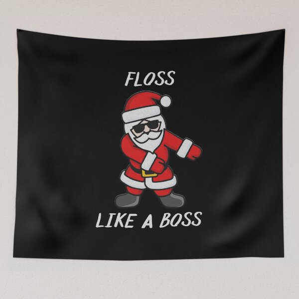 Item preview, Santa Floss Like a Boss designed and sold by franktact.