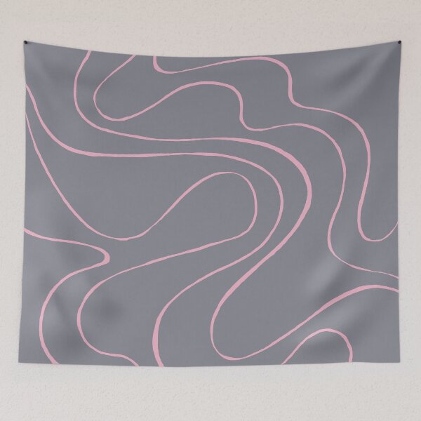 Item preview, Ebb and Flow 2 in Grey and Pink designed and sold by LAEC-Shop.