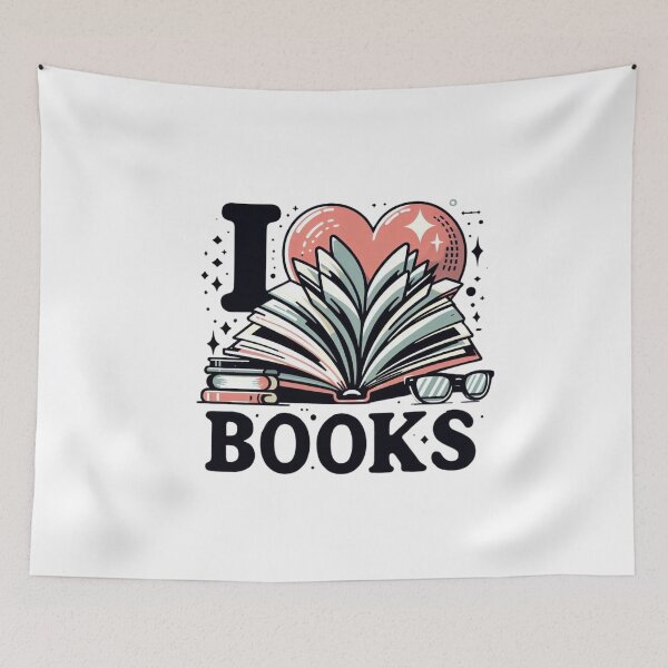 Item preview, I heart books designed and sold by Mateusz Majcherek.