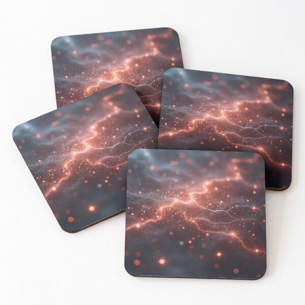 Item preview, Glowing Energy Waves Abstract Art designed and sold by RobertHun.