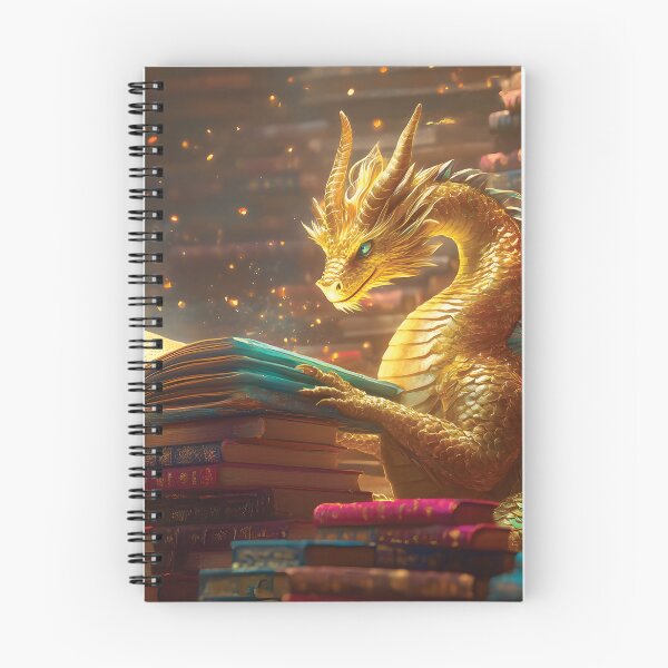 Item preview, Golden Bookwyrm Reading Library designed and sold by Playing In Mud.