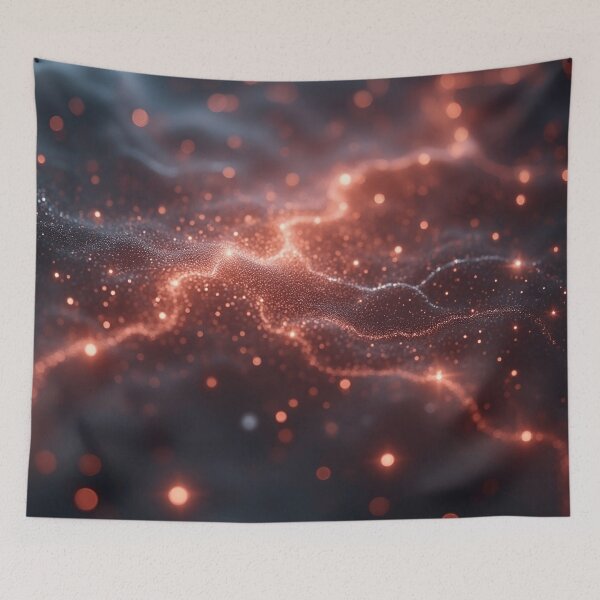 Item preview, Glowing Energy Waves Abstract Art designed and sold by RobertHun.