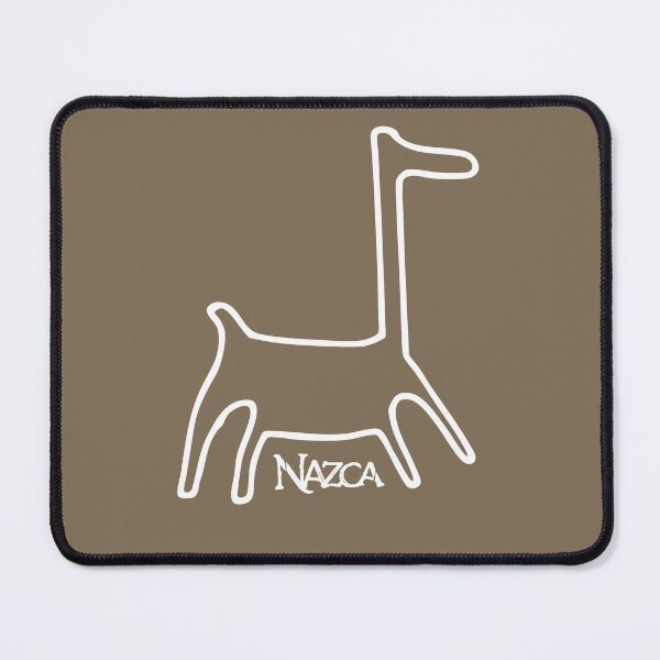 Item preview, With Text-Nazca Lines-the Giraffe Llama-(white ink)-Mystery, Unique, Strange–Wear the Wonder of animals and plants! Tshirt, History, Peru, Travel shirt for him or her, World, Unknown, Enigma designed and sold by markmm9.