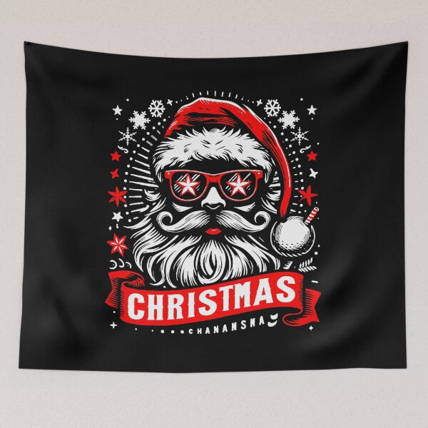 Item preview, Cute laughing vintage santa designed and sold by mourad2018.