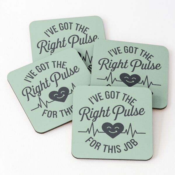 Item preview, Right Pulse for the Job – Medical Heartbeat  designed and sold by bukajart.