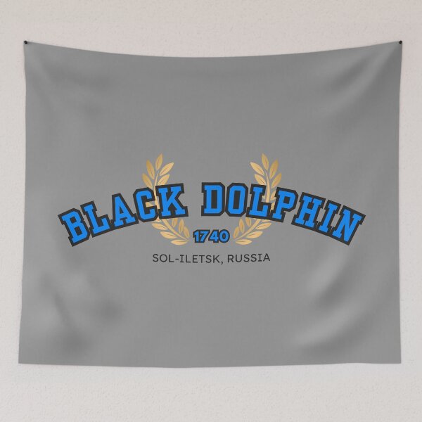 Item preview, Black Dolphin Prison University, Blue and Black designed and sold by UNK-Fatigues.