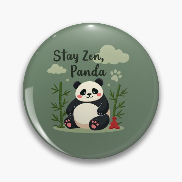 Item preview, Stay zen panda designed and sold by FriendlyLlama.
