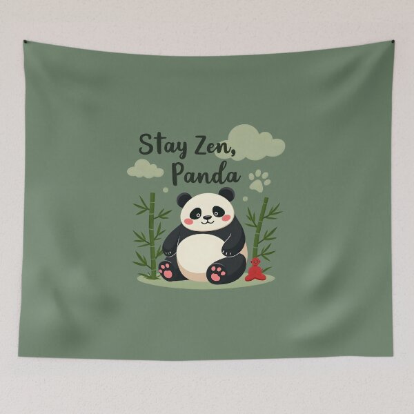 Item preview, Stay zen panda designed and sold by FriendlyLlama.