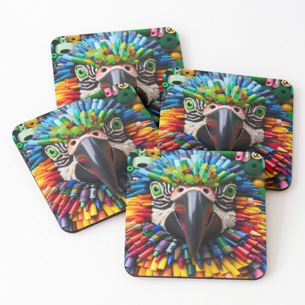 Item preview, Rainbow Plume Parrot– Perfect Gift designed and sold by Imaginarium of Chaos falcon88 .