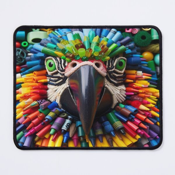 Item preview, Rainbow Plume Parrot– Perfect Gift designed and sold by Imaginarium of Chaos falcon88 .