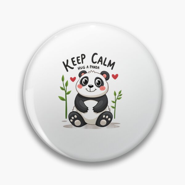 Item preview, Keep calm and hug a panda designed and sold by FriendlyLlama.