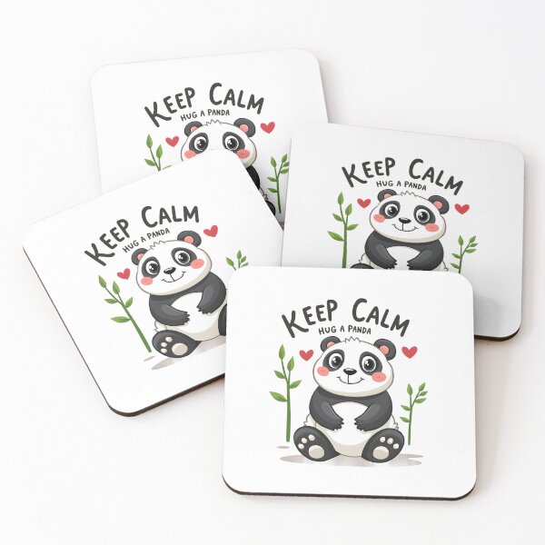 Item preview, Keep calm and hug a panda designed and sold by FriendlyLlama.