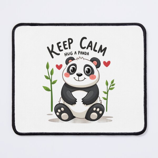 Item preview, Keep calm and hug a panda designed and sold by FriendlyLlama.