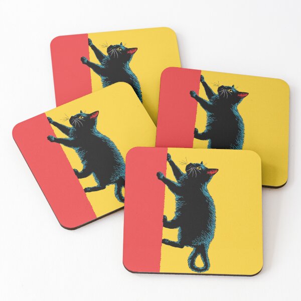 Item preview, Black Cat Silhouette Pop designed and sold by trendteezstore.