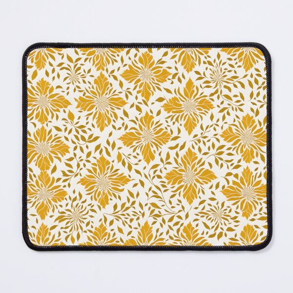 Item preview, Elegant yellow floral pattern designed and sold by Fab-Haven.