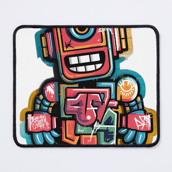 Item preview, Graffiti style robot designed and sold by creativepers.