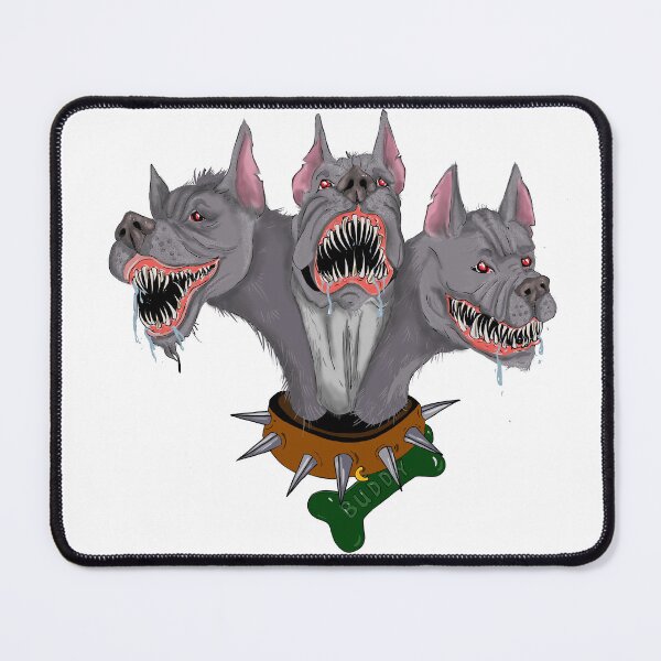 Item preview, Cerberus Man’s Best Friend in the Underworld designed and sold by HillbillyGirl.