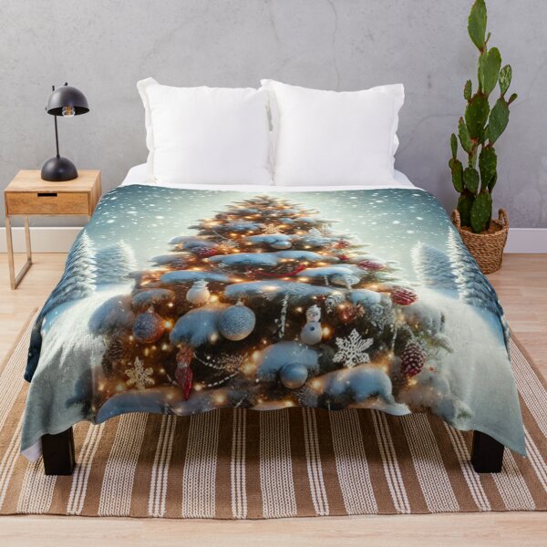 Item preview, Frozen Christmas Tree Covered in Snow designed and sold by GrizzlyCollective.