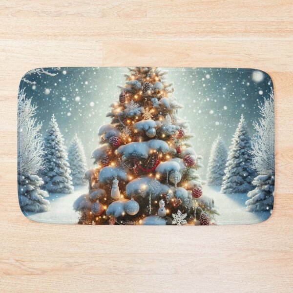 Item preview, Frozen Christmas Tree Covered in Snow designed and sold by GrizzlyCollective.