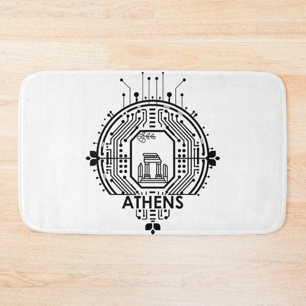 Item preview, Futuristic, minimalist circuit diagram ATHENS 2 designed and sold by I-RDesign.
