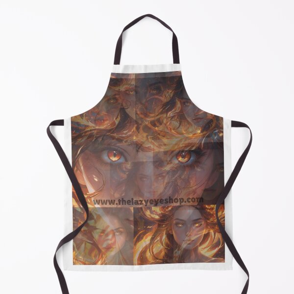 Item preview, Fire Maiden Collage Illusion T-Shirt designed and sold by THELAZYEYESHOP.