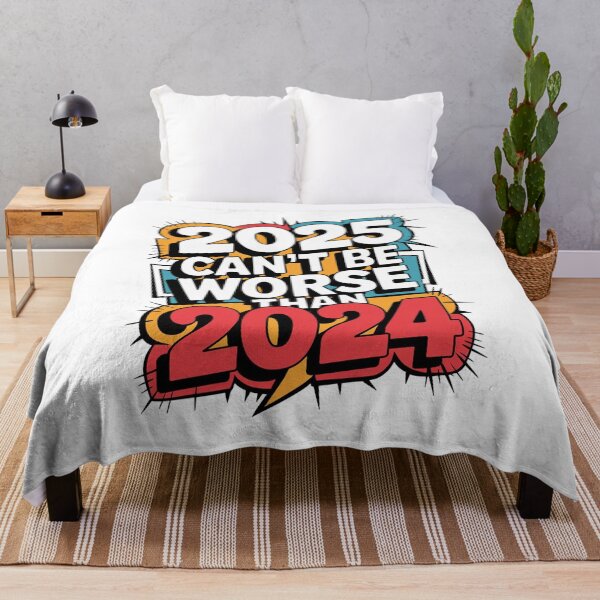 Item preview, 2025 can't be worse than 2024 Sticker 2 designed and sold by lemurdesigns.