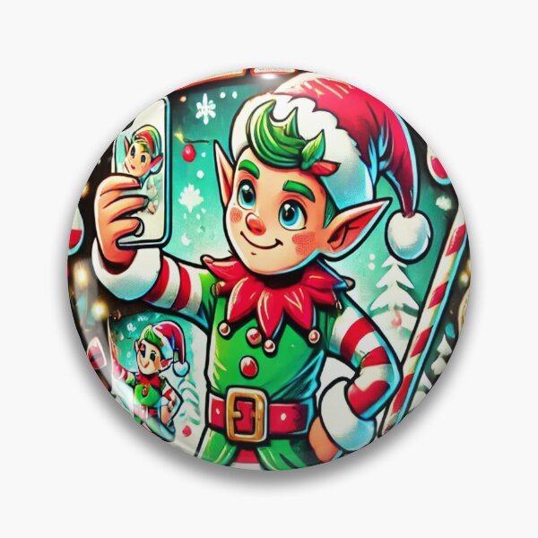 Artikelvorschau, "Elfie Selfie" Weihnachts-T-Shirt entworfen und verkauft von GoFunTee.