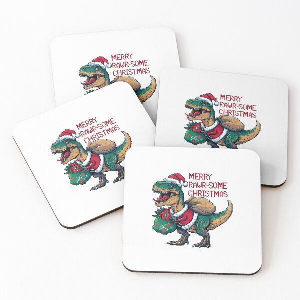 Item preview, Merry Rawr-Some Christmas designed and sold by CosmicFreedom9.