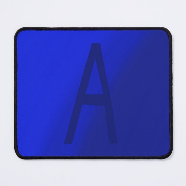 Item preview, Dark Blue A with Gradient Background designed and sold by MusicQueen17.
