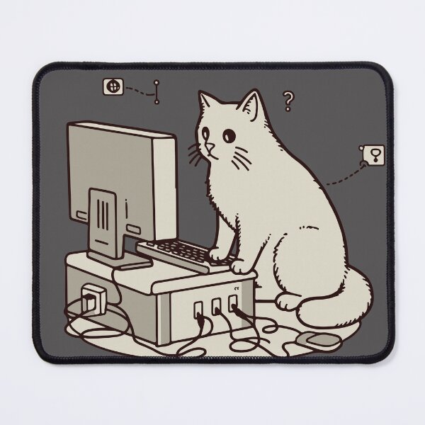 Item preview, Geek Cat designed and sold by Klaerika.