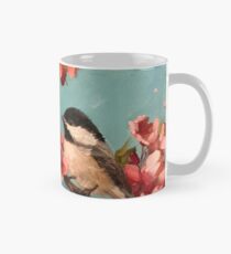 Chickadees & Cherry Blossoms Mug