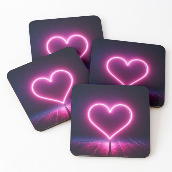 Item preview, A glowing neon heart, radiating warmth and love designed and sold by homydesign.